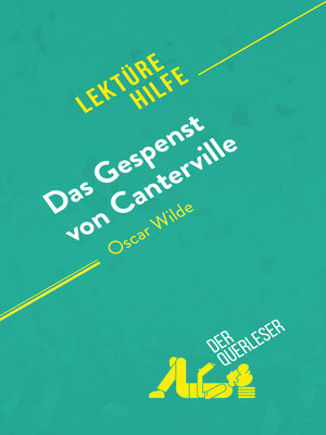 cover image of Das Gespenst von Canterville von Oscar Wilde (Lektürehilfe)